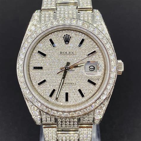 Rolex Datejust 41 Full Iced out – Ruby bezel 